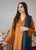 3 Piece Embroidered Dhanak Shirt With Embroided Dhanak shawl