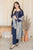 3 Piece Embroidered Shirt with Printed Wool Shawl