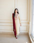3 Piece Embroidered Dhanak Shirt with Dhanak Dupatta
