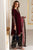 3 Piece Embroidered Velvet Shirt and Trouser with Embroidered Organza Dupatta