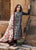 3 Piece Embroidered Dhanak Shirt with Printed Wool Shawl
