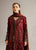 3 Piece Embroidered Dhanak Shirt with Printed Wool Shawl