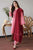 3 Piece Embroidered Dhanak Shirt with Dhanak Dupatta