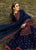 3 Piece Embroided Dhanak Shirt with Embroided Dhanak shawl