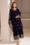 3 Piece Embroidered Velvet Shirt and Velvet Trouser AJ 1005