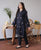 3 Piece Embroidered Dhanak Shirt with Embroidered Dhanak Dupatta