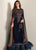 3 Pcs Embroidered Velvet Shirt and Chiffon Dupatta with Silk Trouser