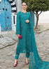 3Pc Embroidered Lawn Shirt with Embroidered Bamber Chiffon Dupatta
