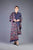 3 Piece Embroidered Dhanak Shirt with Embroidered Dhanak Shawl