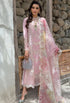 3 Pc Embroidered Lawn Shirt with Embroidered Polly Lawn Dupatta