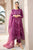 3 Piece Unstitched Heavy Embroidered Pure Lawn Suit with Heavy Embroidered Organza Dupatta