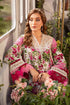 3 Piece Unstitched Heavy Embroidered Lawn Suit with Fine Printed Silk Dupatta