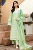 3 Pc Embroidered Lawn Shirt with Printed Polly Lawn Dupatta